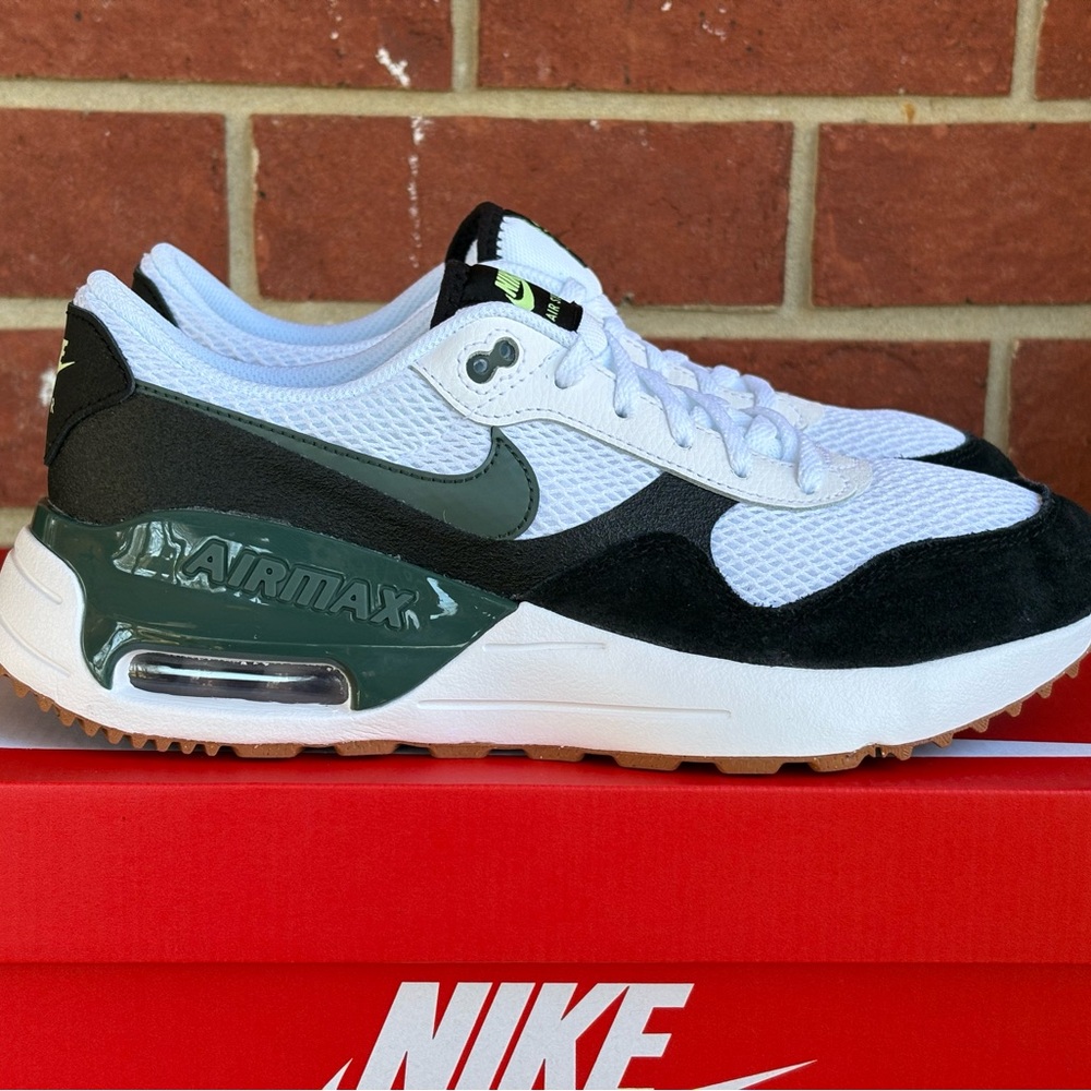 Nike Air Max Systm GS Green White Black Youth Sizes New Sneakers NIB Shoes